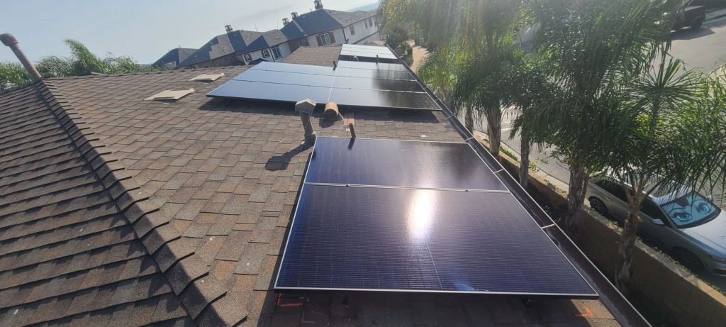 Hunington Beach residential solar installation