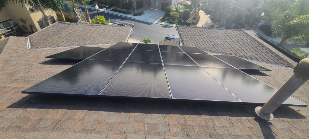 Q-cells solar installation in Huntington Beach